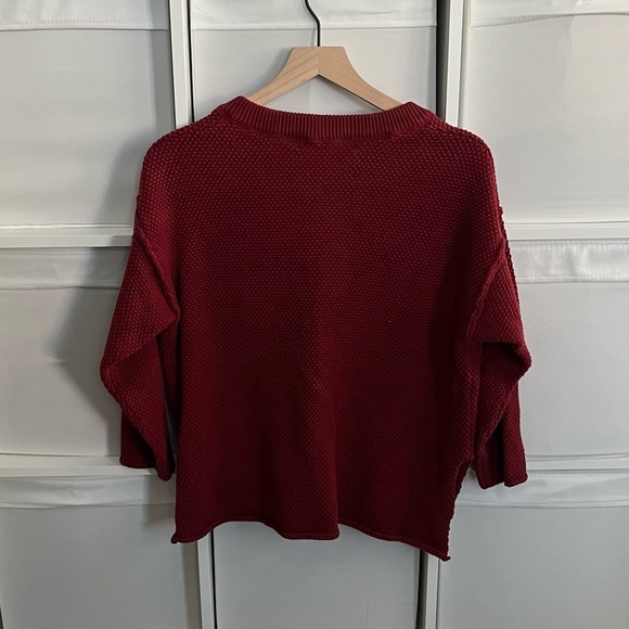 Free People Hailee Sweater Set in Red - Picture 7 of 9
